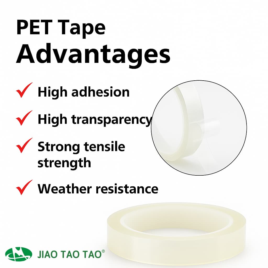Transparent Polyester Silicone Tape for High Temp Masking